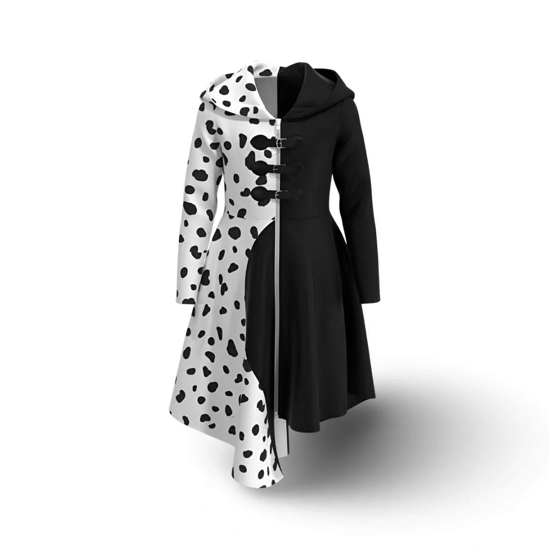 Halloween Costume Spotted Dress Cape Cosplay Outfit - Image 2 Halloween Costume Spotted Dress Cape Cosplay Outfit - Image 2