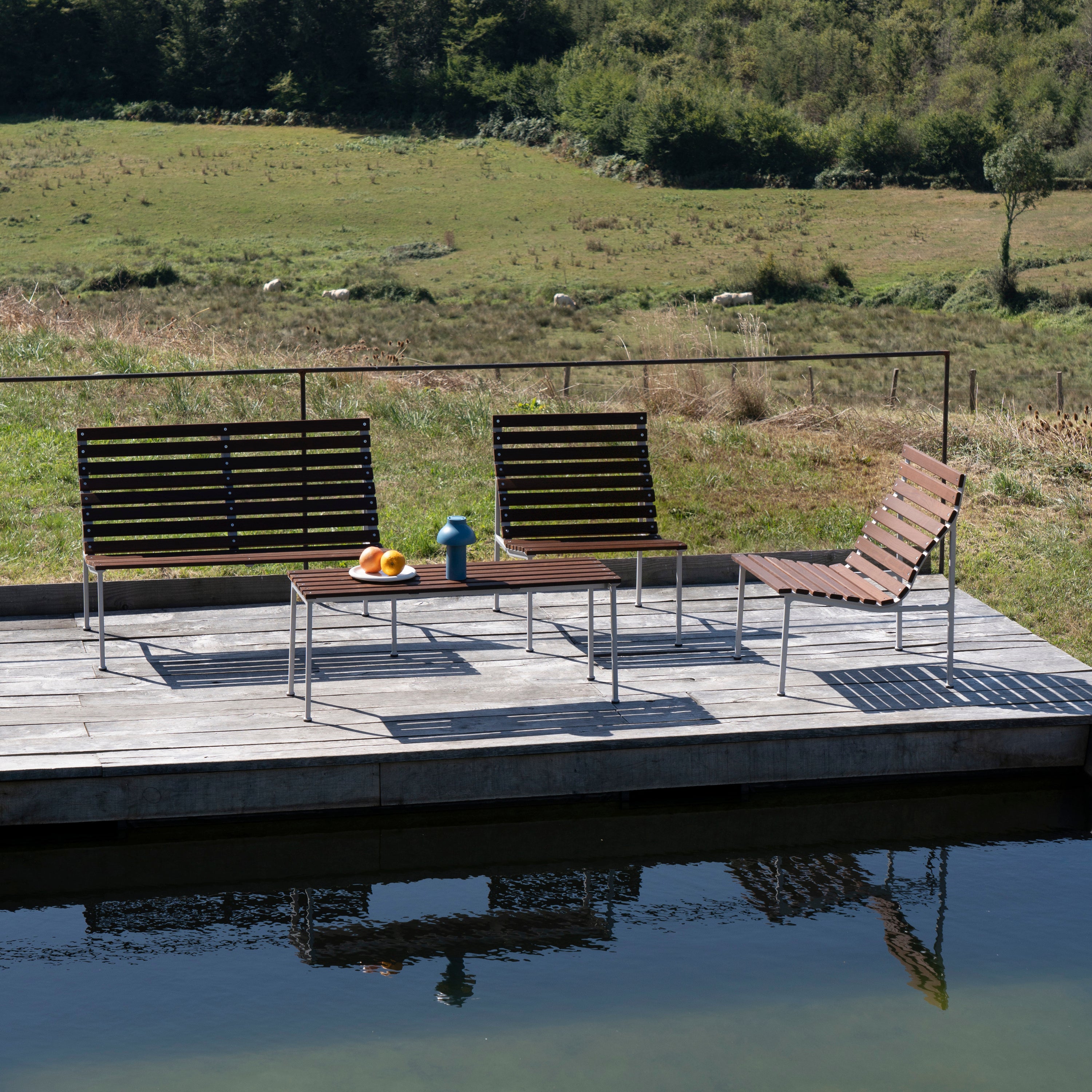 HAY Traverse Loungebank - Essenhout