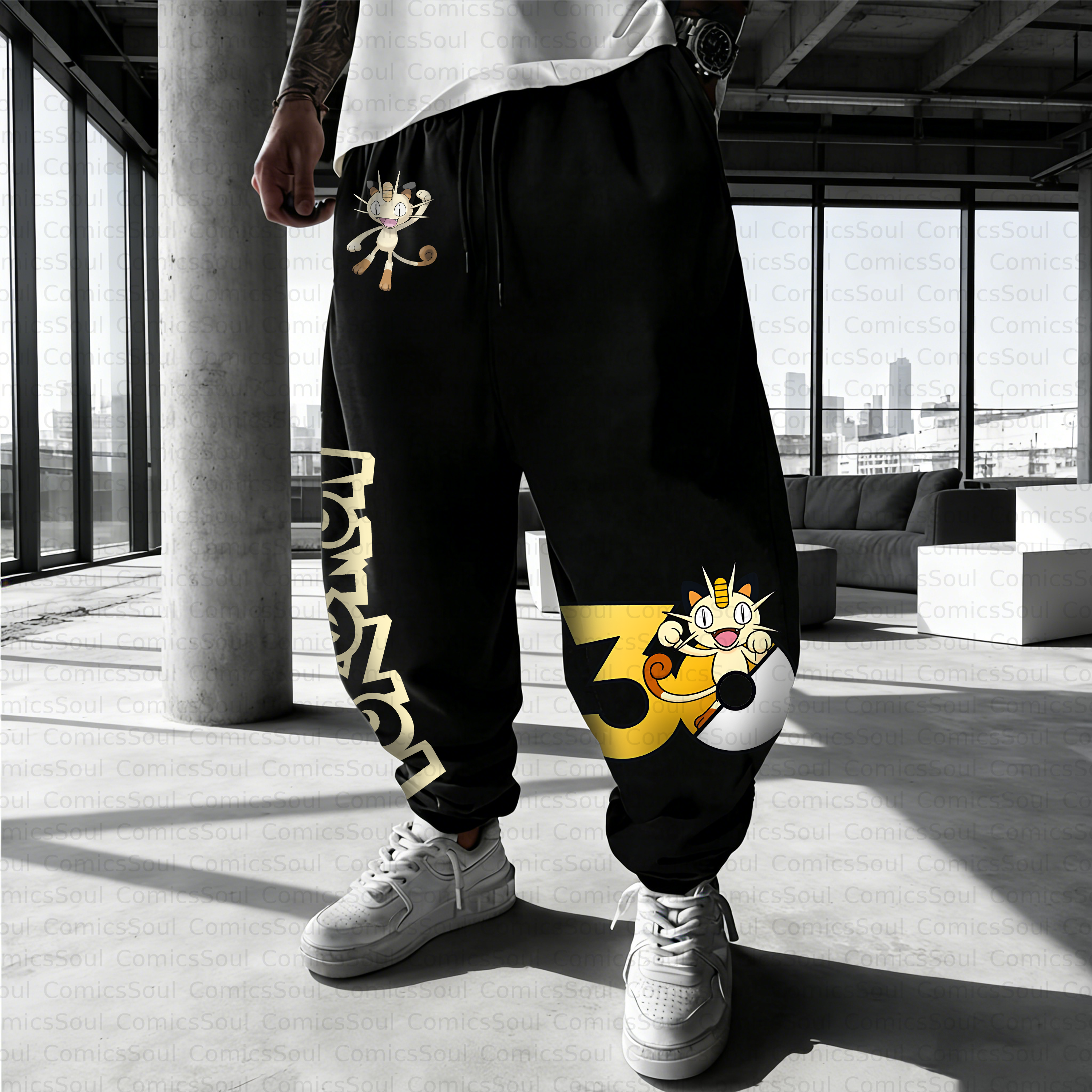 Unisex Casual Anime Streetwear Pant