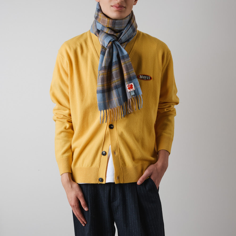 Merci - Echarpe en cachemire Harry - Bleu et Jaune
