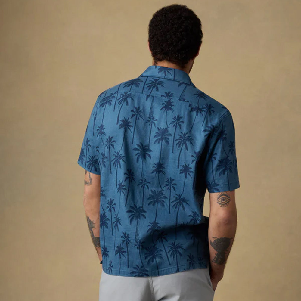 Faherty - Chemise Camp Breeze - Ocean Shore Trees