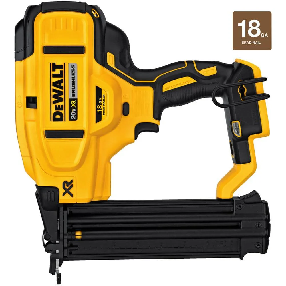 20V MAX XR Lithium-Ion CordlessGauge Brad Nailer (Tool Only)