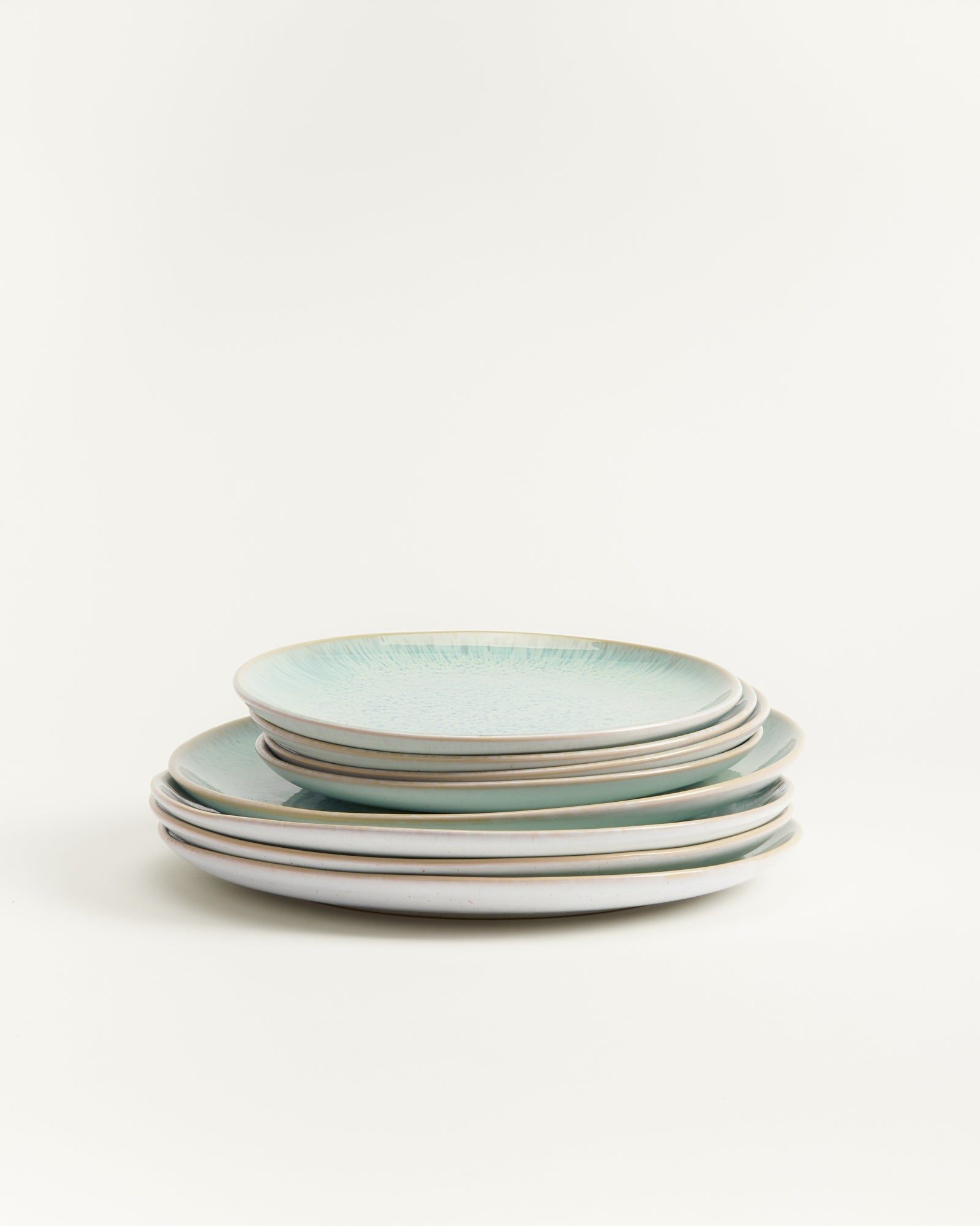 Areia Teller-Set classic mint 8-teilig