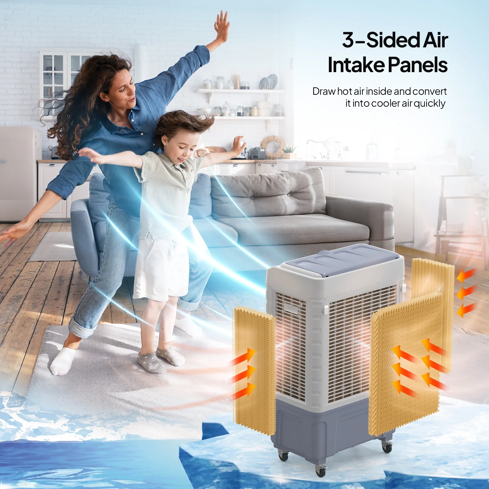ROVSUN Portable Air Conditioners, White - Image 13