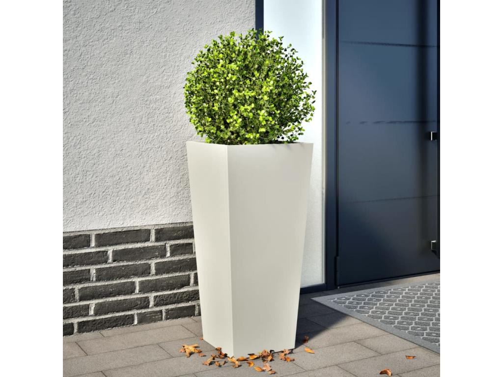 Decoratodo acero blanca 35x35x75 cm