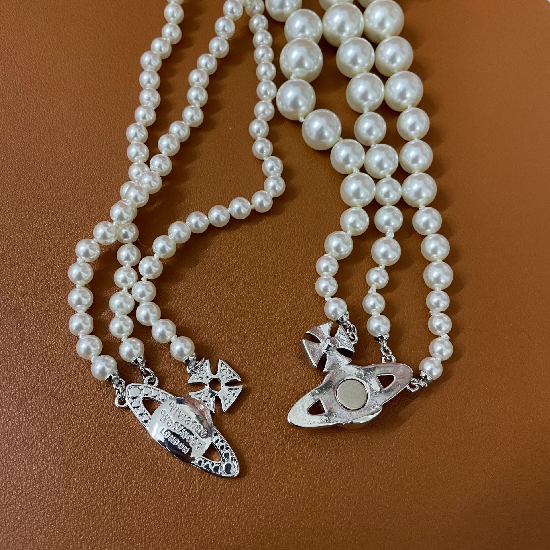 Vivienne Westwood Triple Pearl Necklace - Original Replica Club
