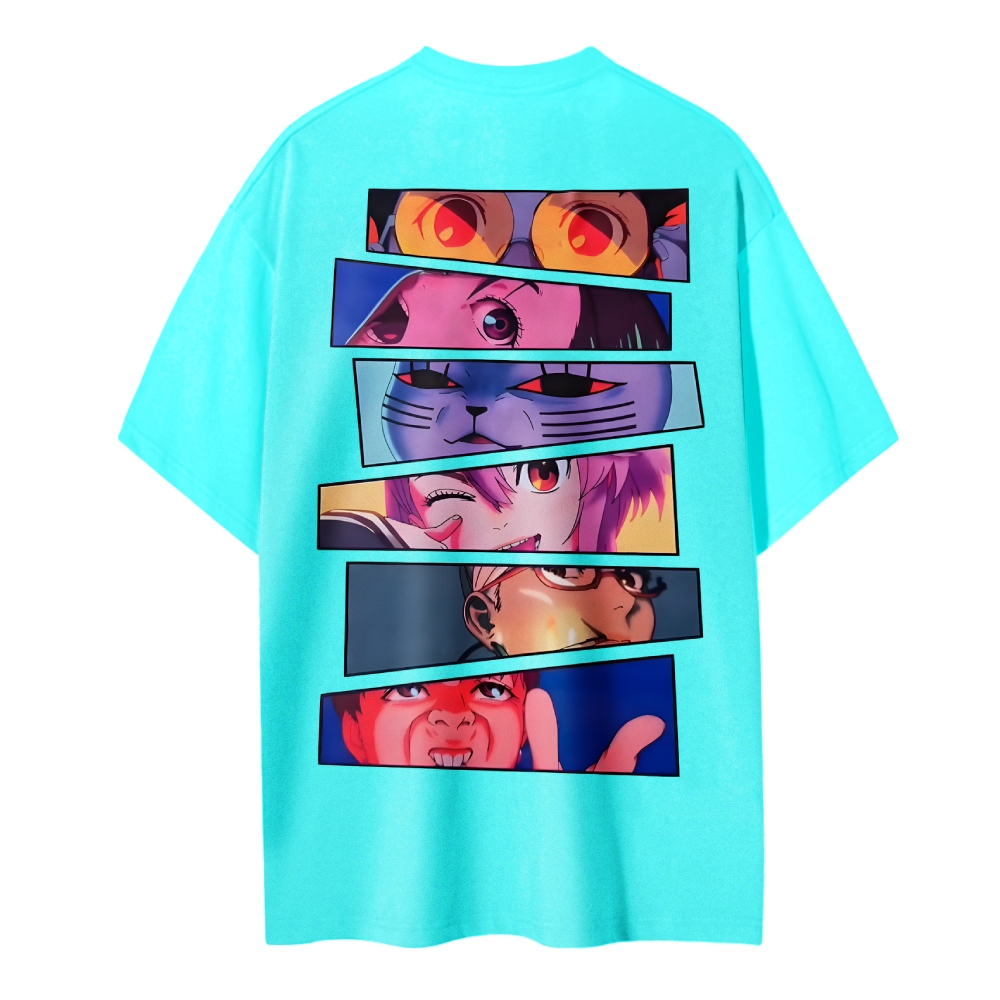 DANDADAN Cotton Unisex Round Neck Anime T-shirt TeeThreads Sustain the Scene with Custom Apparel