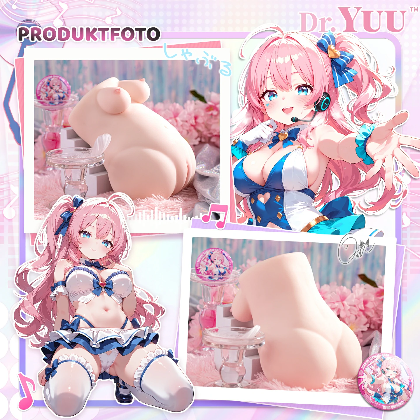 Dr.YUU Sakurako Edition elektrischer Masturbator mit Saugfunktion und Vibration – Bild 7