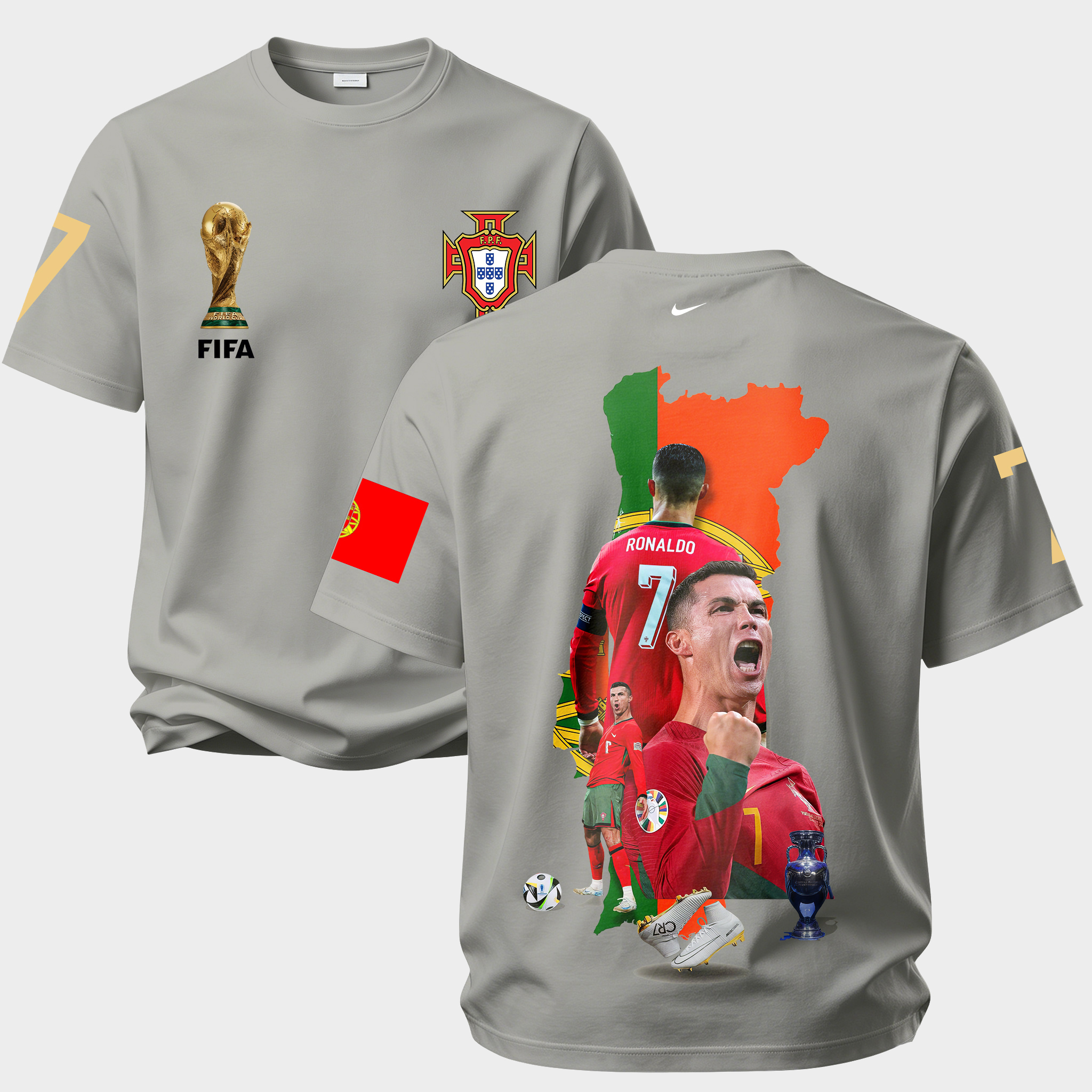 Soccer Player Passionate Celebration Printed Unisex Oversized T-shirt