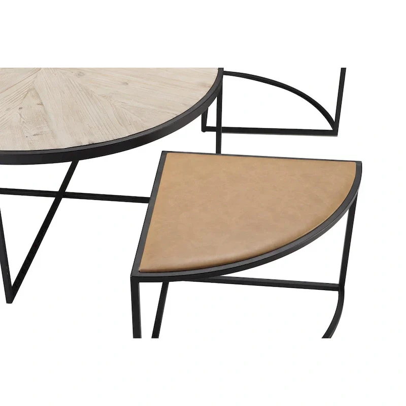 Burnham Home Olivia 5-Piece Coffee Table Set