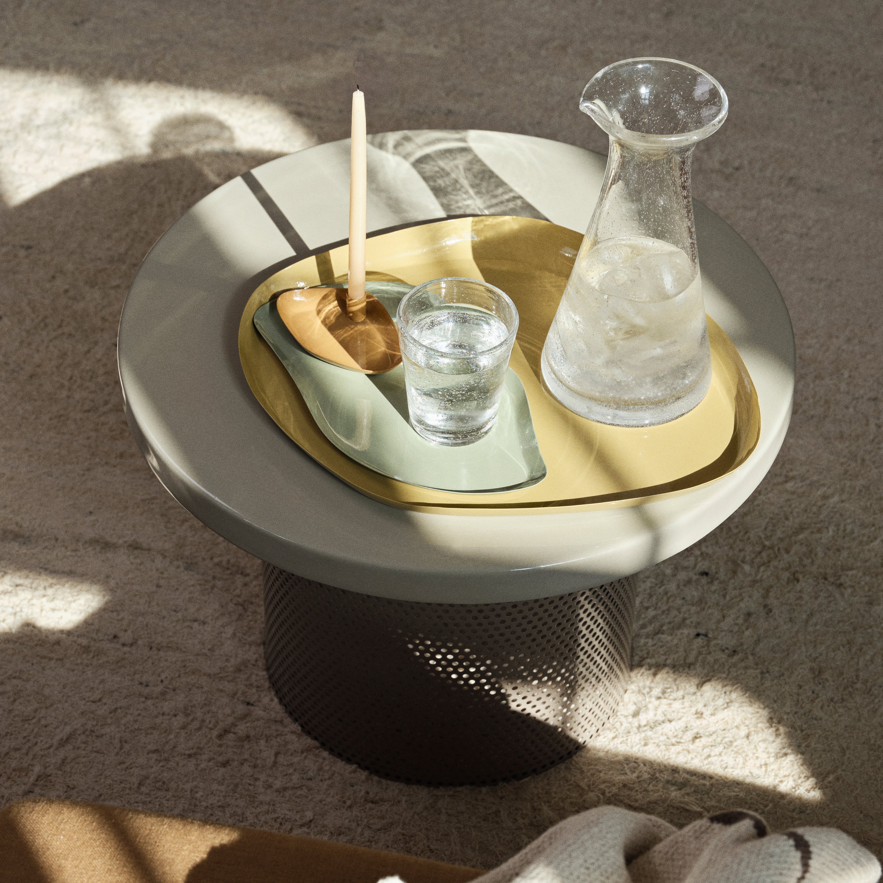 Broste Copenhagen Mie Dienblad L - Castle Beige