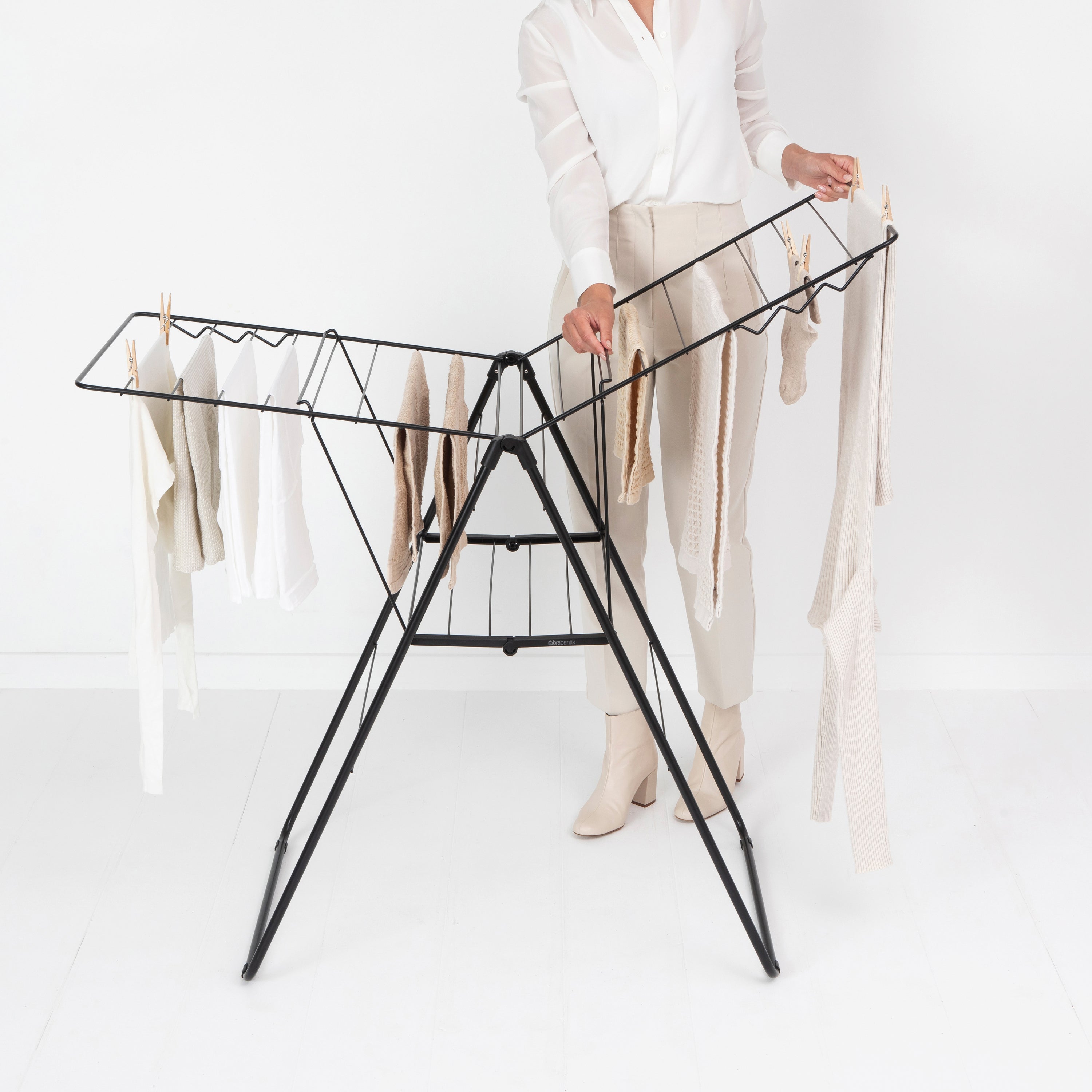 Brabantia HangOn Droogrek 20 Meter - Matt Black