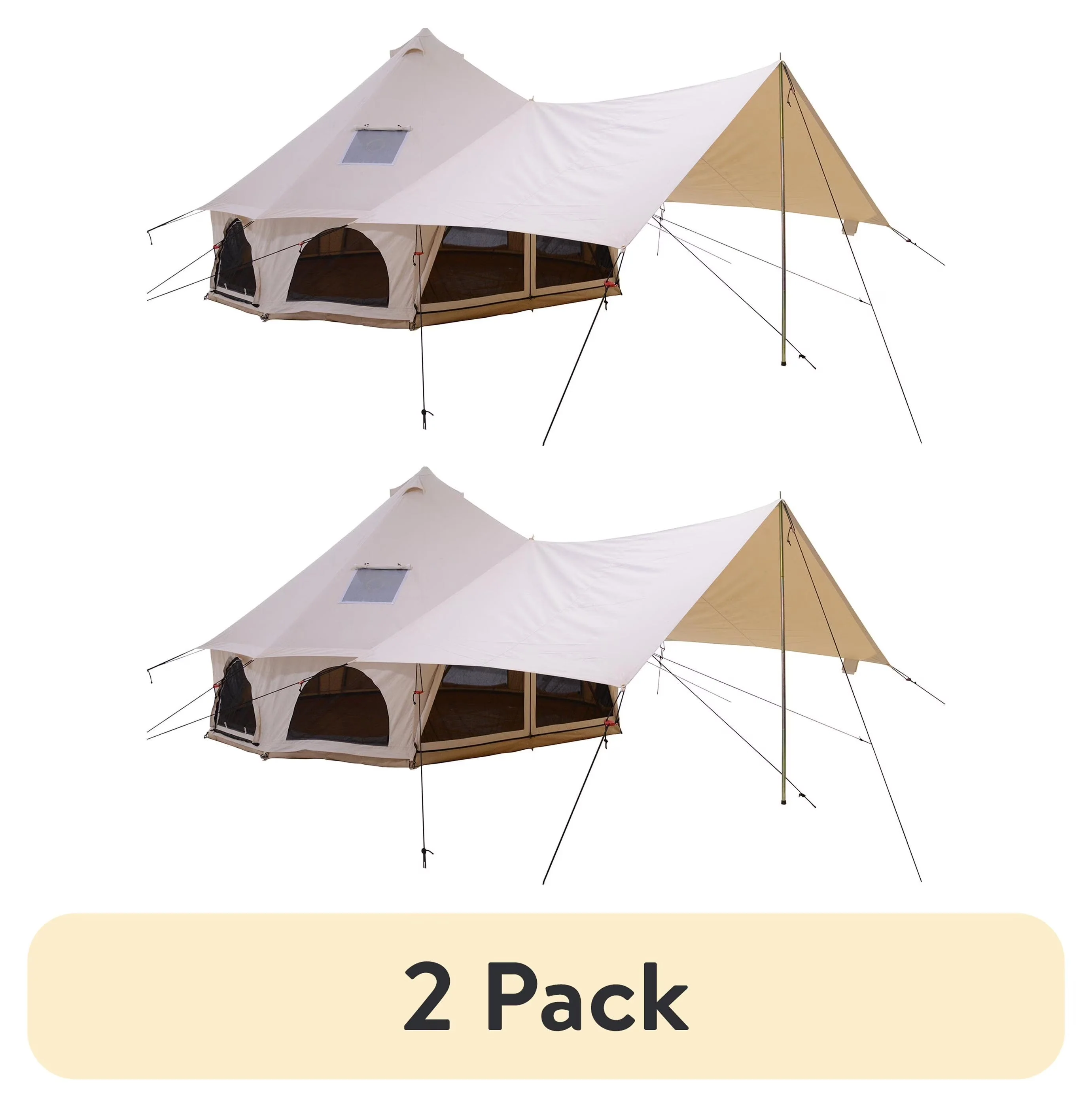 White Duck Outdoors Regatta Bell Tent Awning, Desert Red, 10 ft - Complete Canopy With Poles - Image 4 White Duck Outdoors Regatta Bell Tent Awning, Desert Red, 10 ft - Complete Canopy With Poles - Image 4