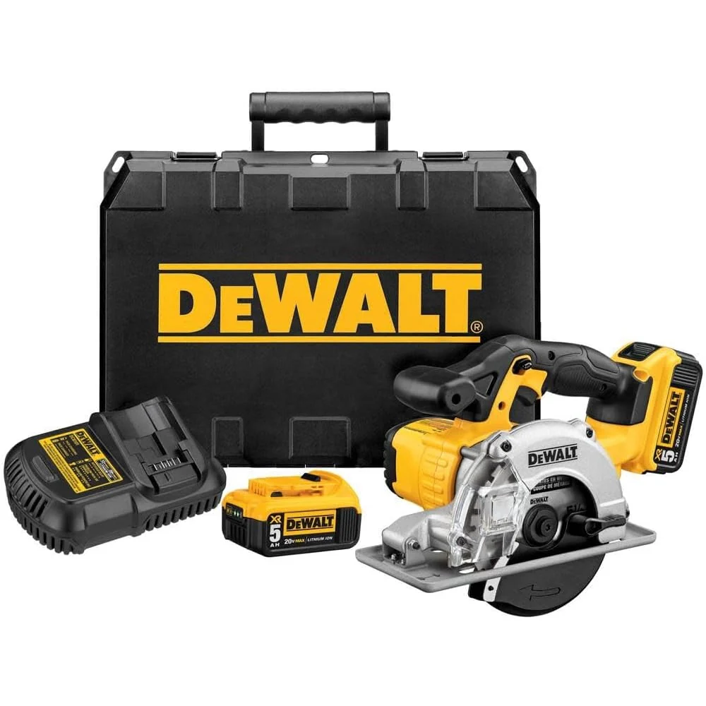 DEWALT 20V MAX 5-1/2-Inch Metal Cutting Circular Saw Kit - DCS373P2 DEWALT 20V MAX 5-1/2-Inch Metal Cutting Circular Saw Kit - DCS373P2