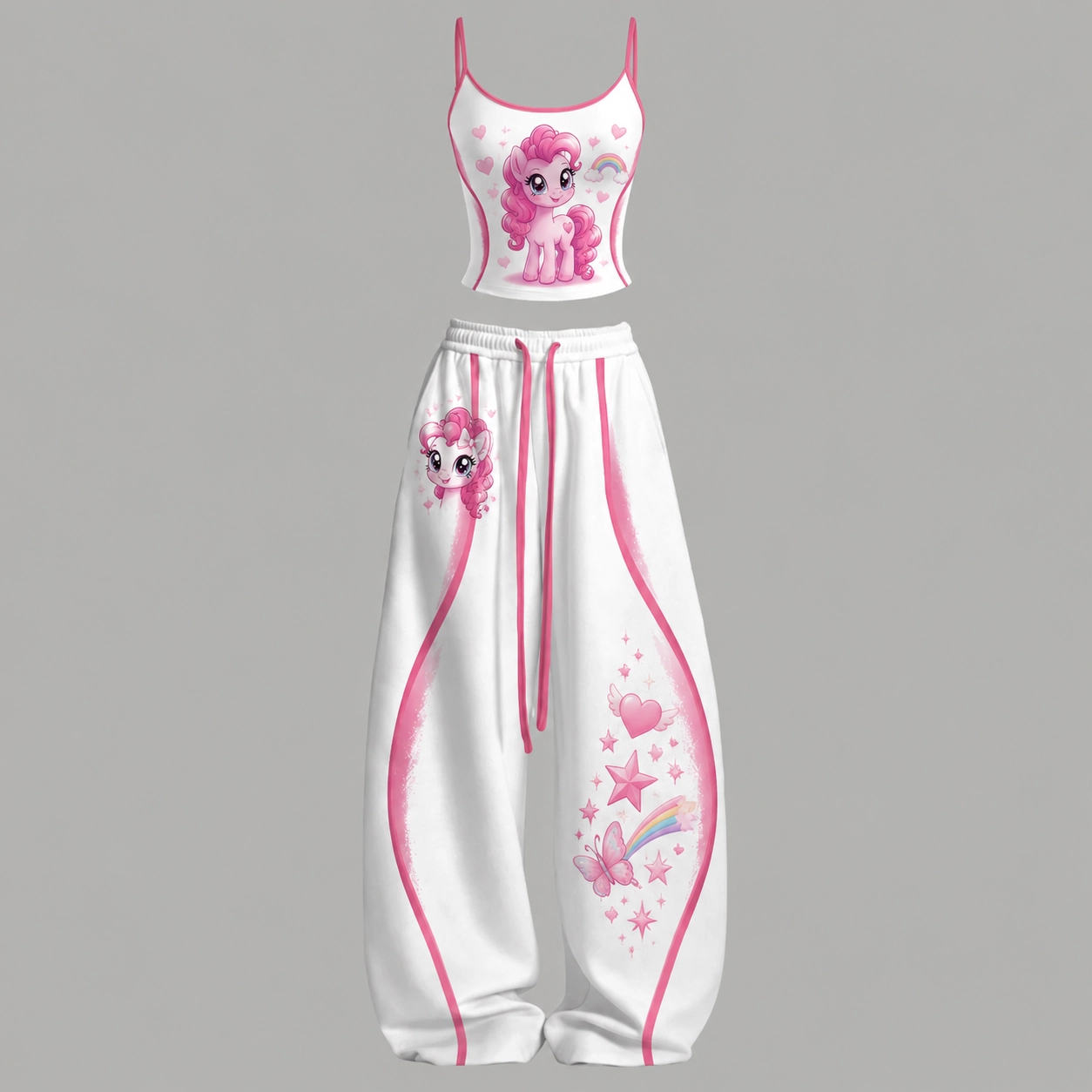My Little Pony Top & Elasticated Trousers Two-Piece Set TeeThreads Sustain the Scene with Custom Apparel