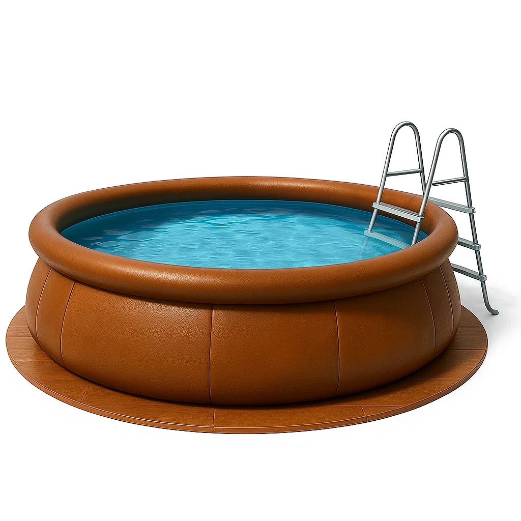 Piscina desmontable redonda 350x350x90 con purificador qvIDXtYK43vD
