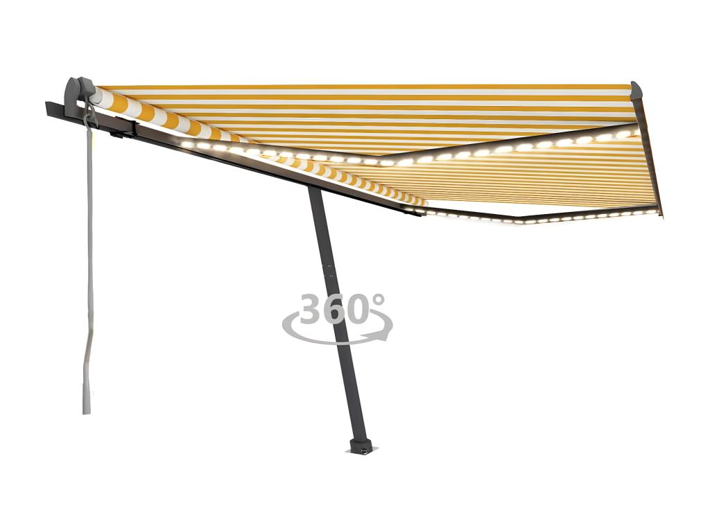 Toldo automático sensor viento/Joliven 450x300cm Amarillo y