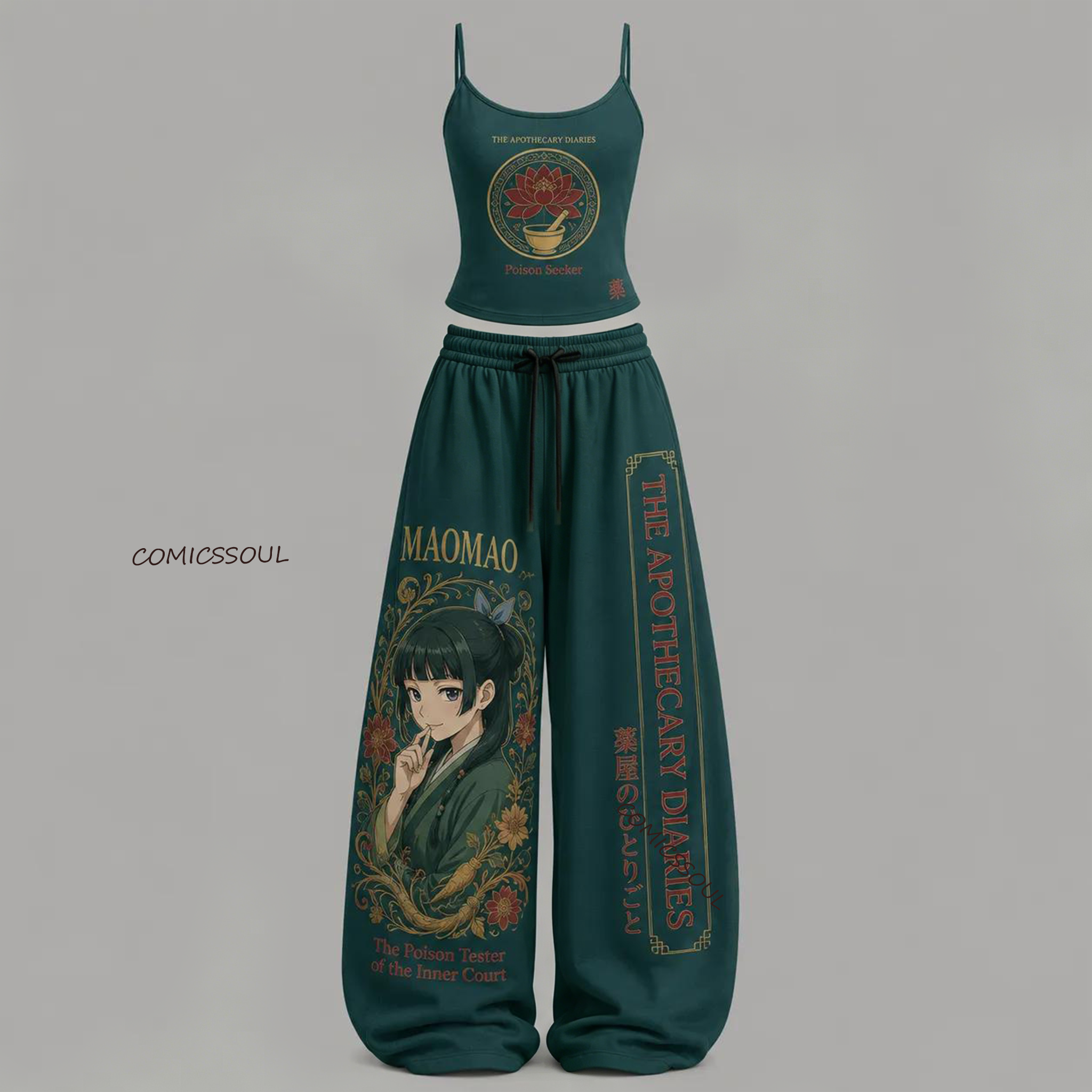 The Apothecary Diaries Top & Elasticated Trousers Two-Piece Set