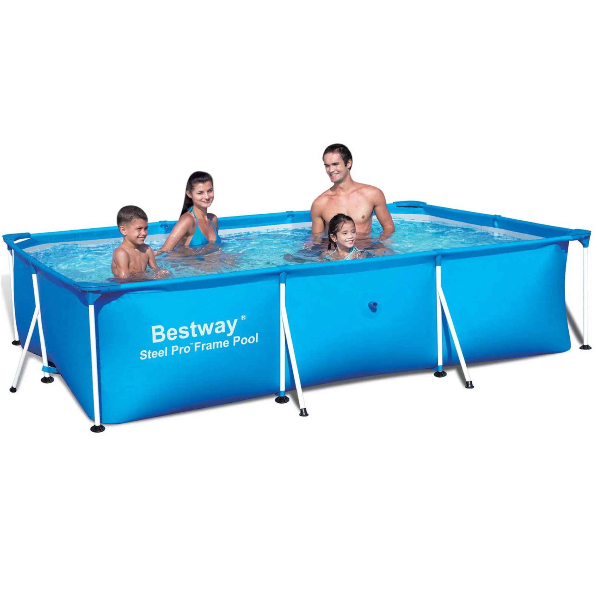 Bestway 9.8' x 6.7' x 26" Deluxe Splash Kids Ground Swimming Pool (Pool Only) - Image 4