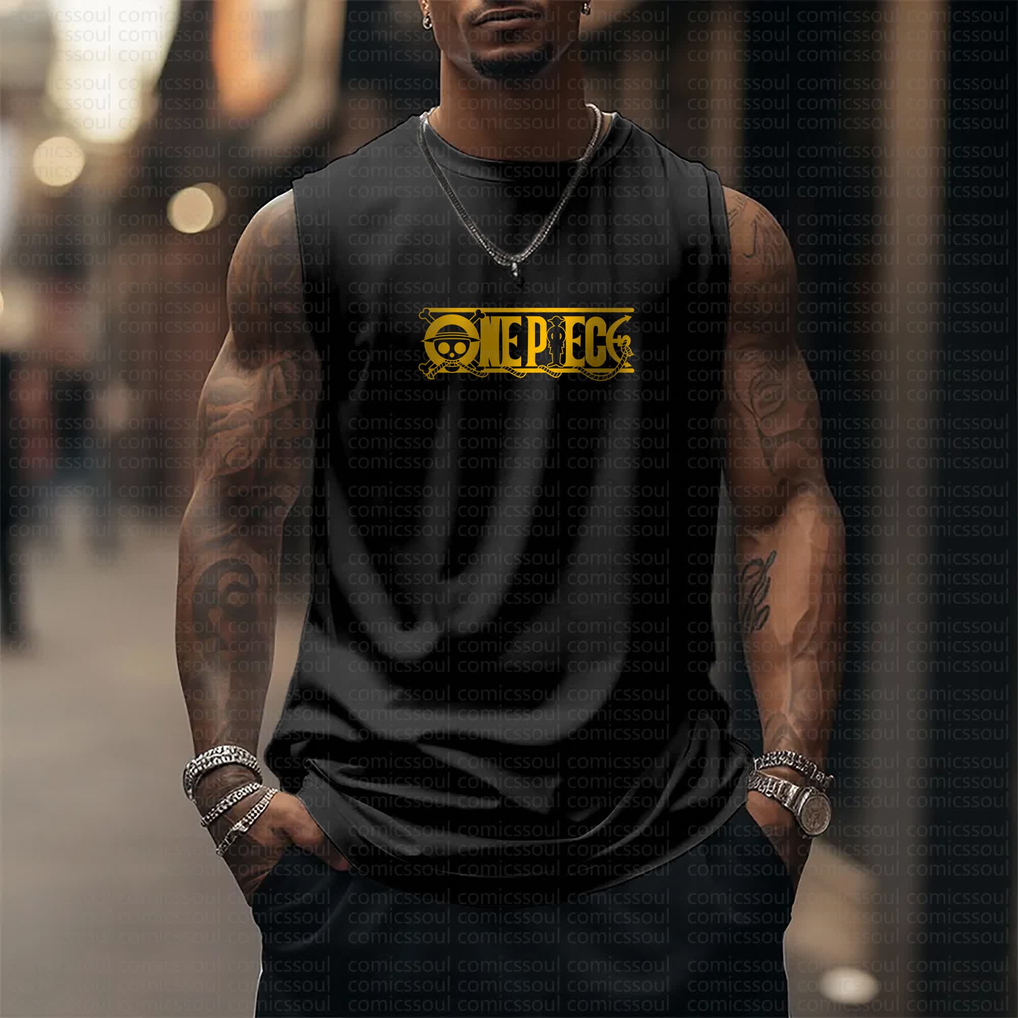 Unisex  “Comicssoul” Casual Anime  Tank Top TeeThreads Sustain the Scene with Custom Apparel