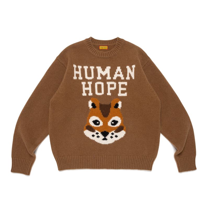 HUMAN MADE HUMAN HOPE LOW GAUGE KNIT