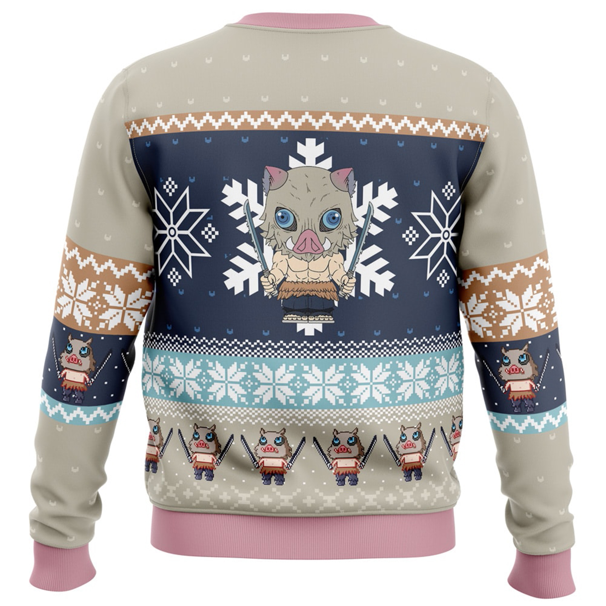 Unisex Anime Ugly Christmas Sweater TeeThreads Sustain the Scene with Custom Apparel