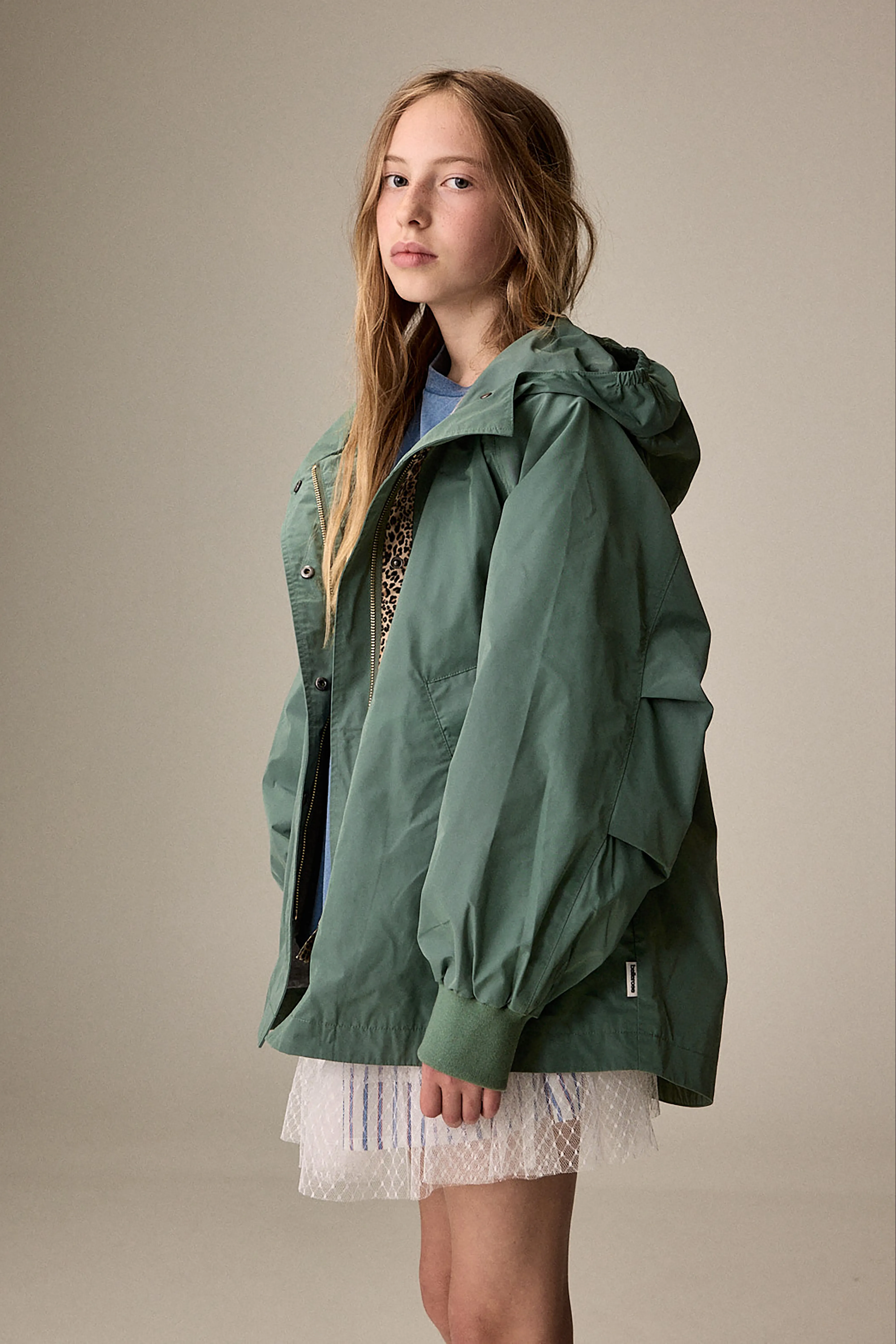 Bellerose Roover hooded parka (261 / G / LIMESTONE)