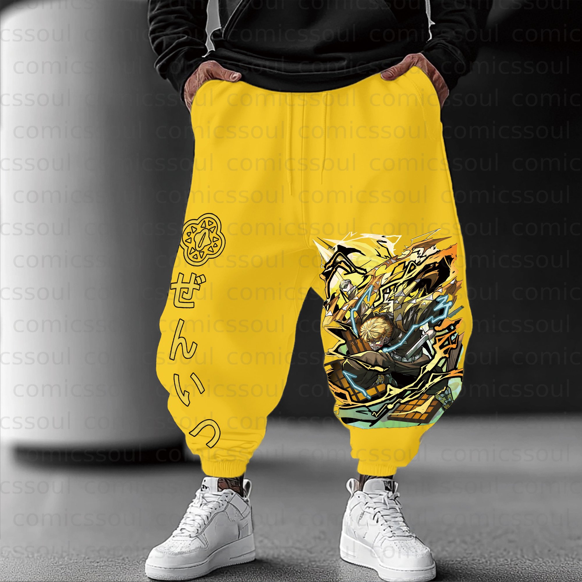 Unisex Anime Inspired Vintage Pants