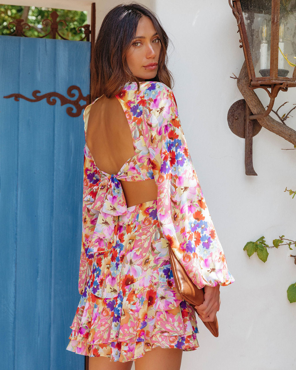 Sensational Floral Mini Dress - FINAL SALE - Se7enfashion