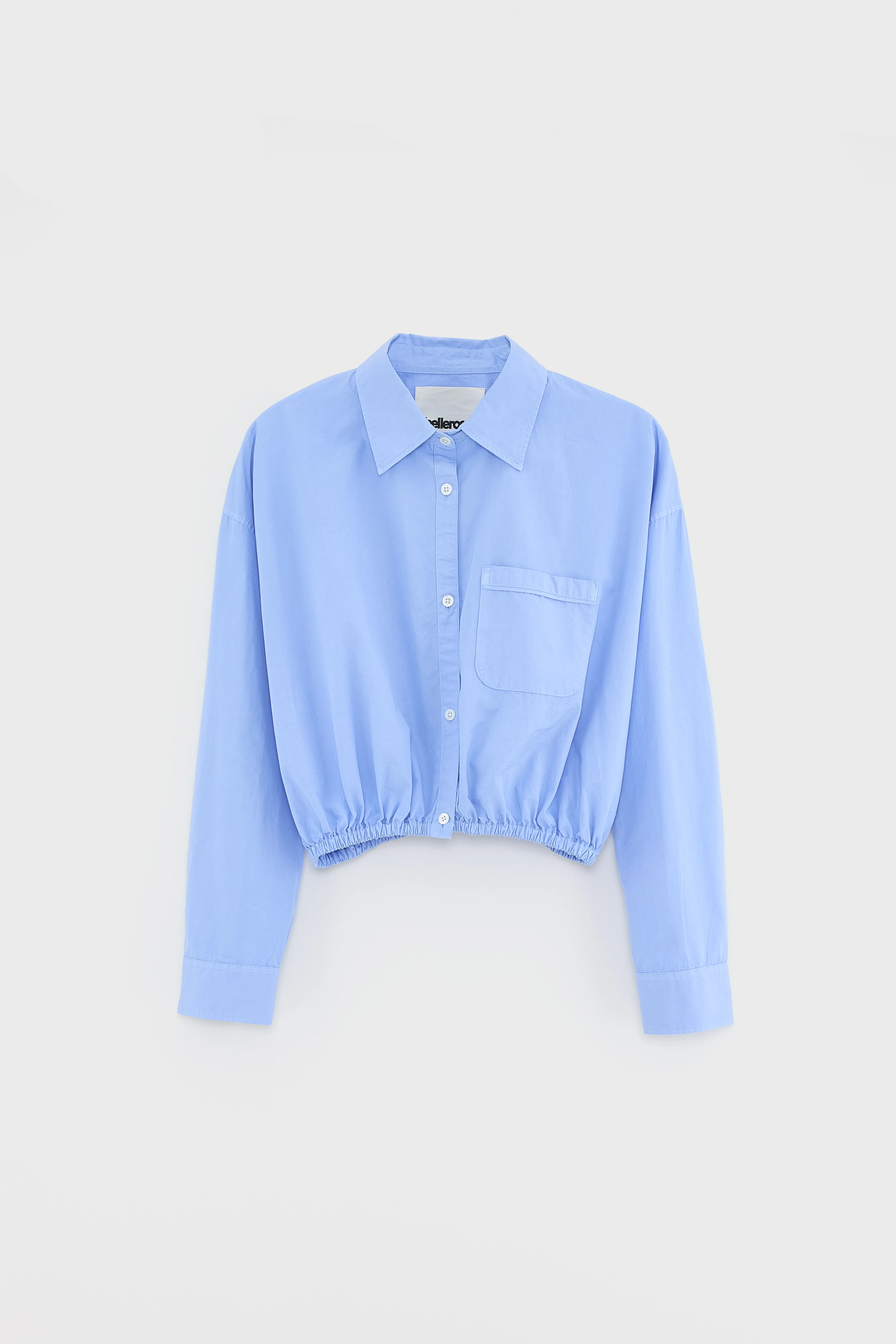Bellerose Gemma cropped shirt (261 / W / BLUE SHIRT)