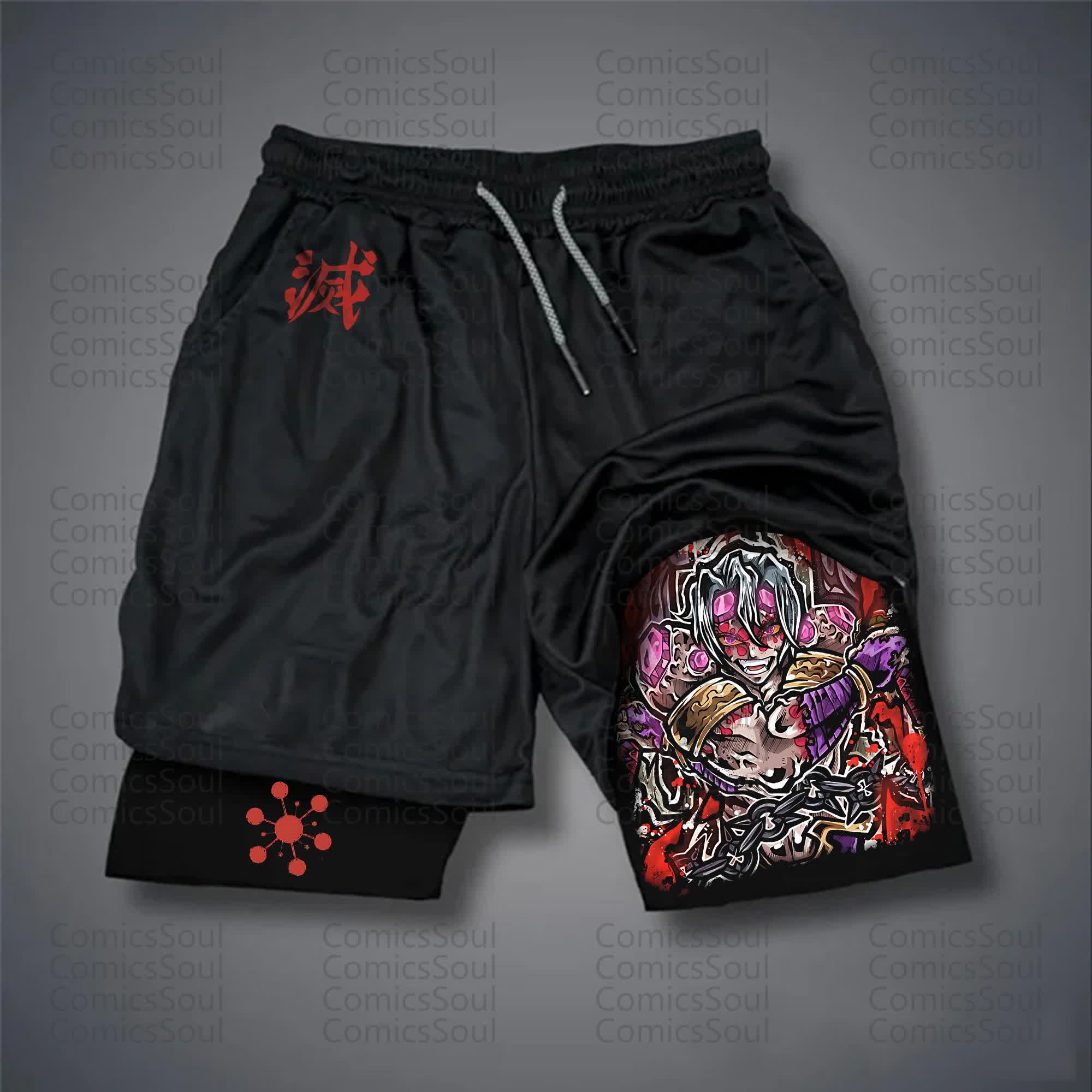 Unisex Casual Anime Streetwear Shorts 丨Comicssoul
