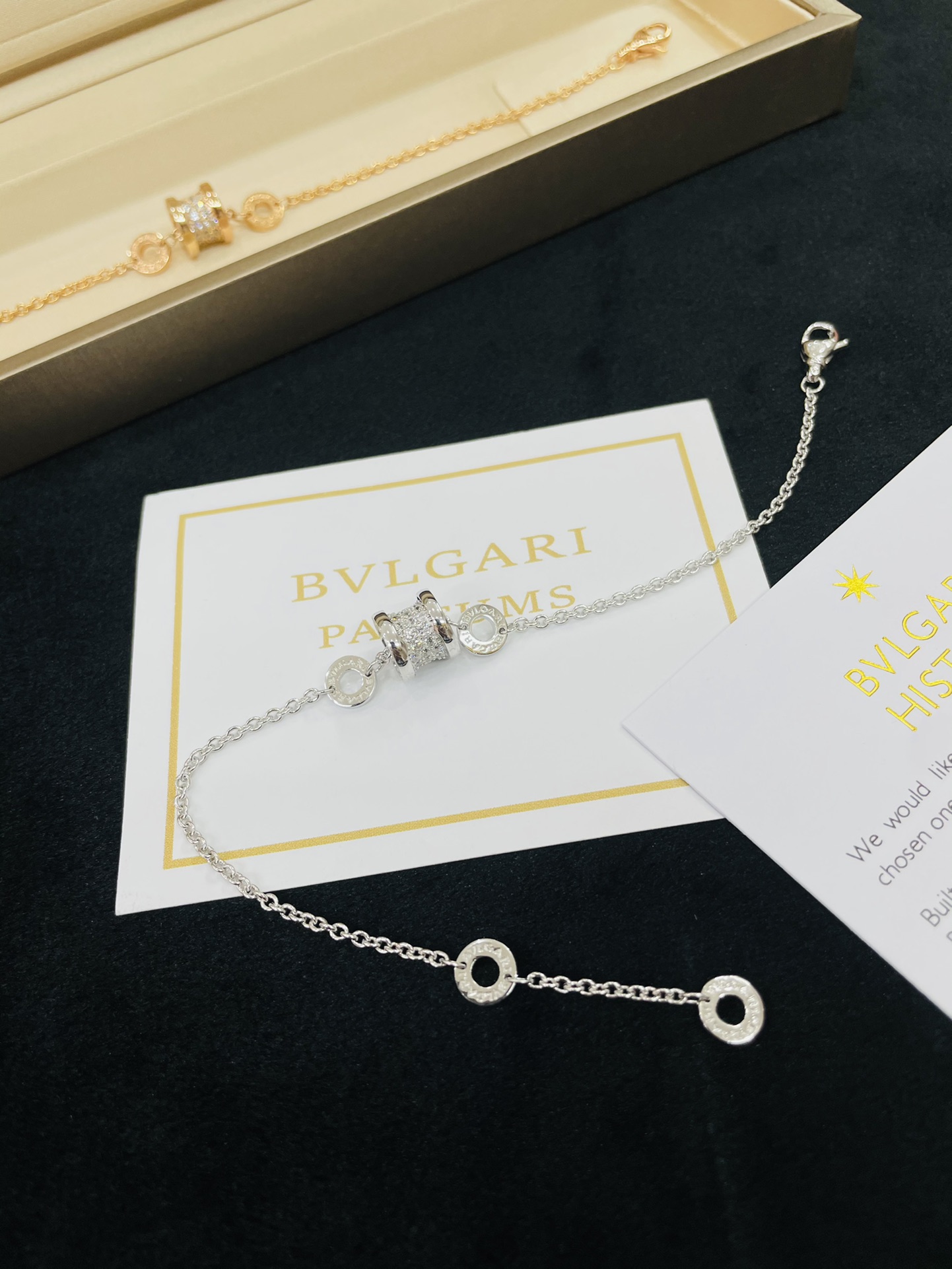 Dupe Bvlgari Diamond Paved B.zero1 Bracelet - Original Replica Club