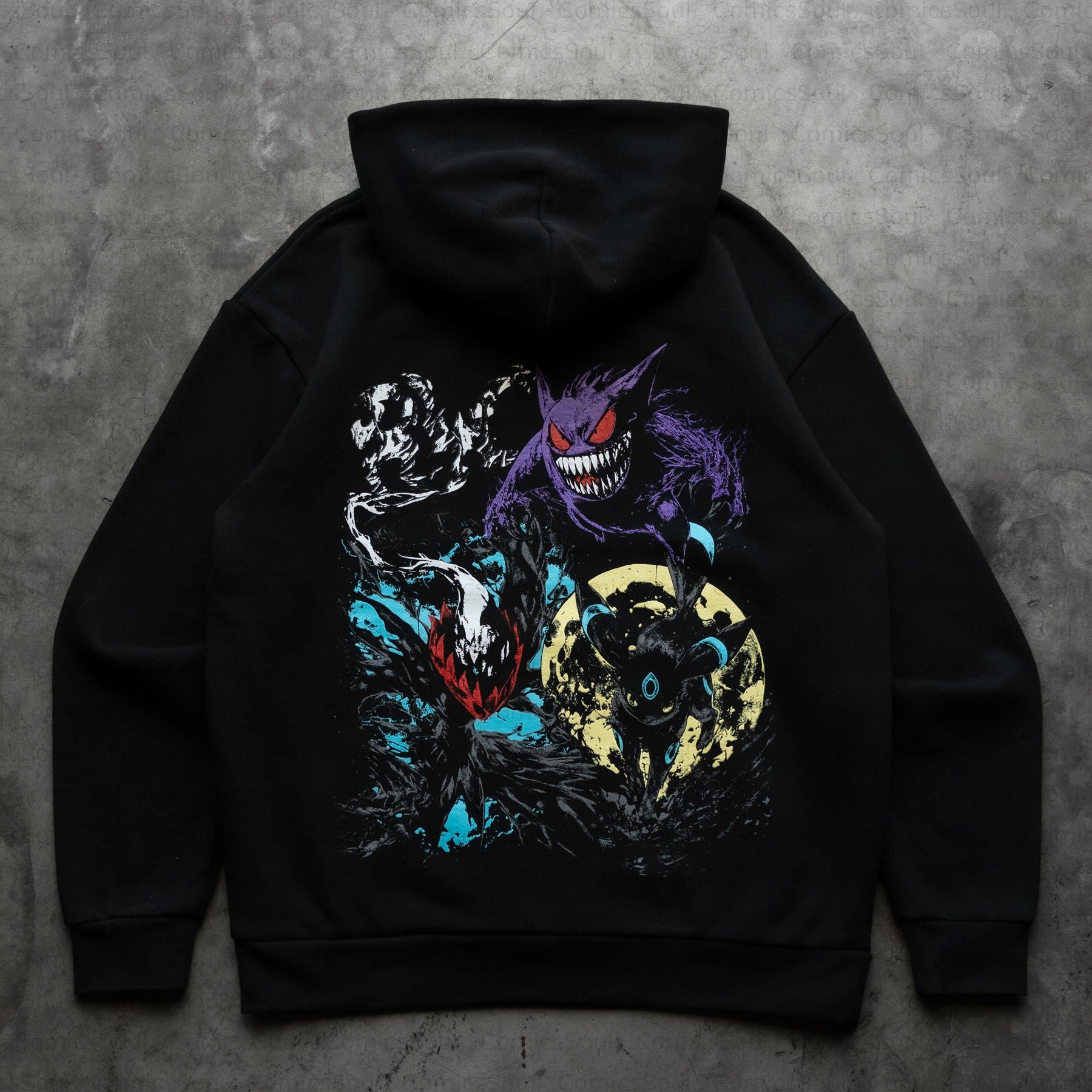 Unisex Anime SHADOWS  Streetwear Vintage Hoodie