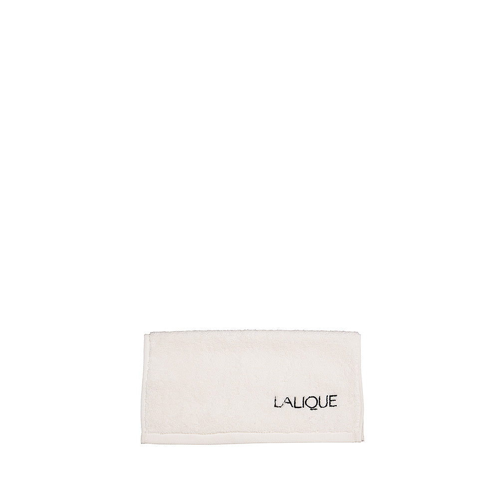 CARRÉ BRODÉ LALIQUE - COTON IVOIRE, BRODÉ