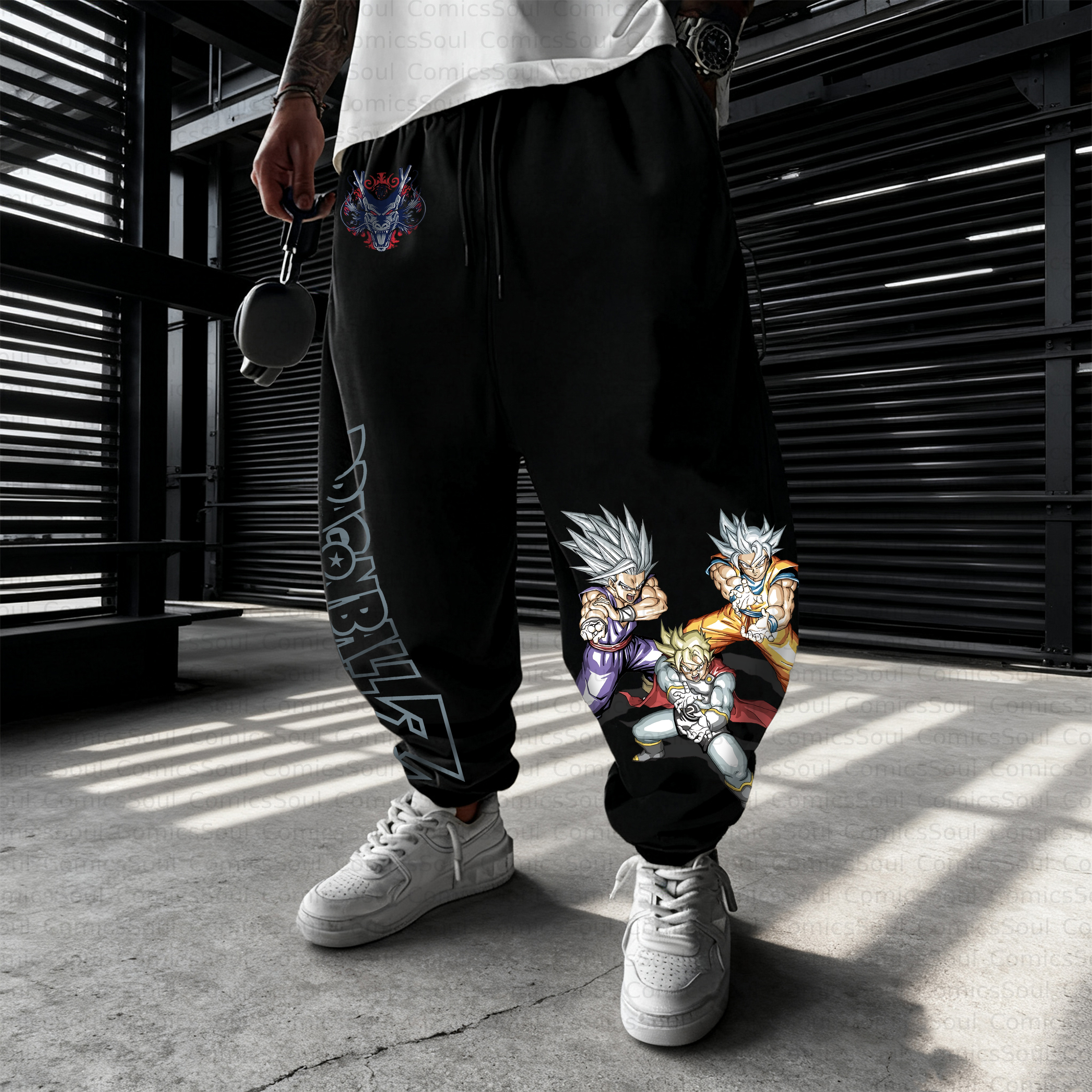 Unisex Casual Anime Streetwear Pant