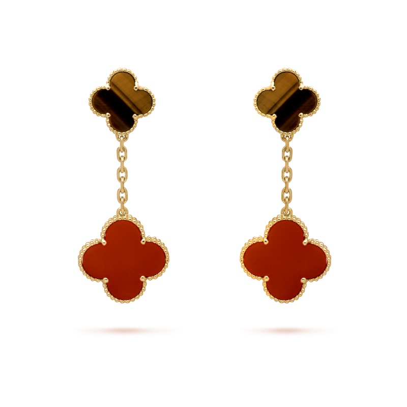Replicate Magic Alhambra earrings, 2 motifs(1:1 replica) - Original Replica Club