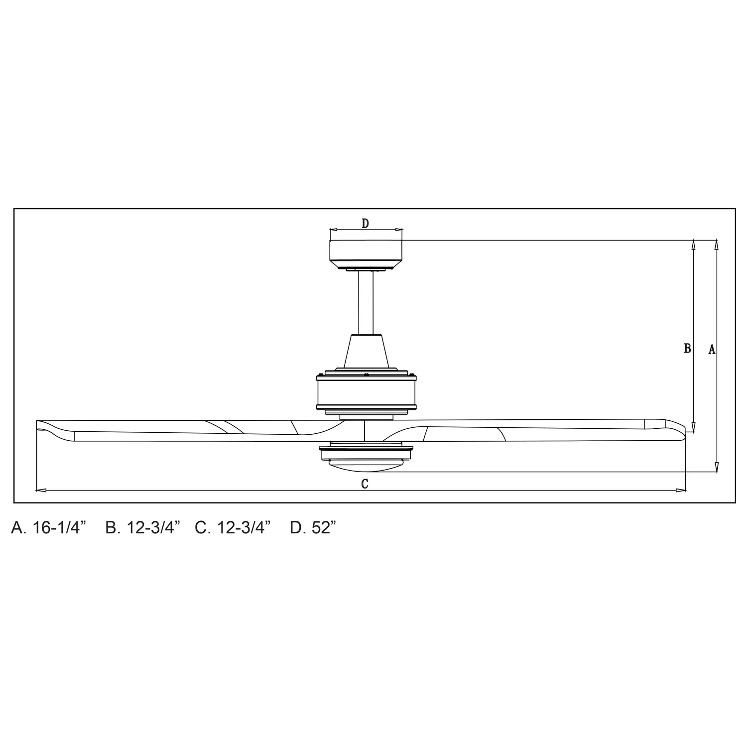 Vaxcel Curtiss Satin Brass Mid-Century Modern MCM Wood Propeller Ceiling Fan with LED Light Kit and Remote - Image 11