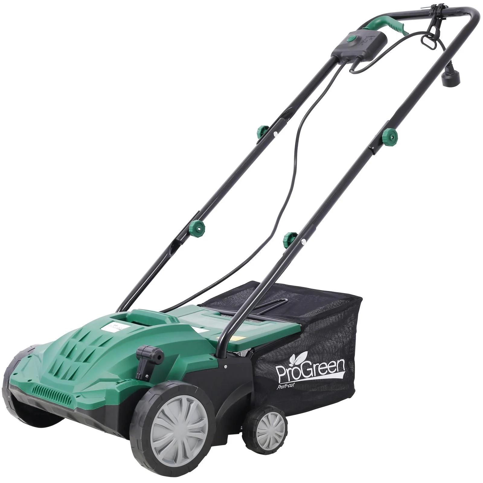 Dethatcher and Scarifier, Seizeen 16-Inch Lawn Dethatcher Scarifier 2-IN-1 Gardening Equipment, Powerful 15 Amp Electric Dethatcher & Scarifier, Height Adjustable, 58QT Removable Thatch Bag - Image 18