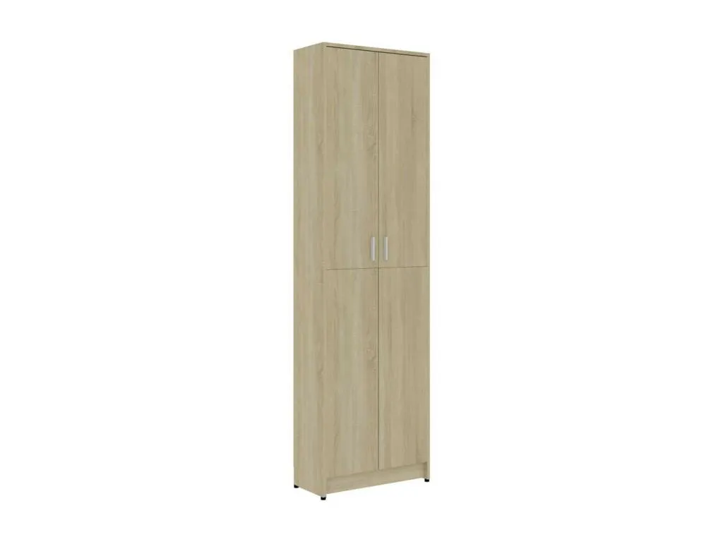 Armario pasillo contrachapada color Kavehomedeco 55x25x189 cm Marrón JDOP69347