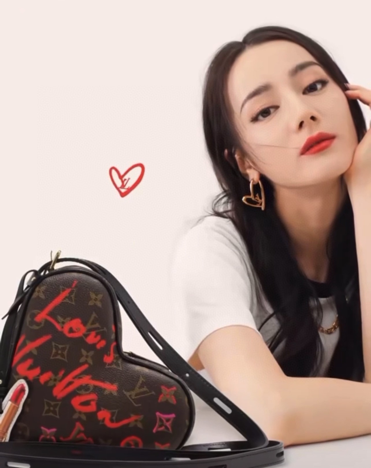 Louis Vuitton Fashion Love Heart Earrings - Original Replica Club