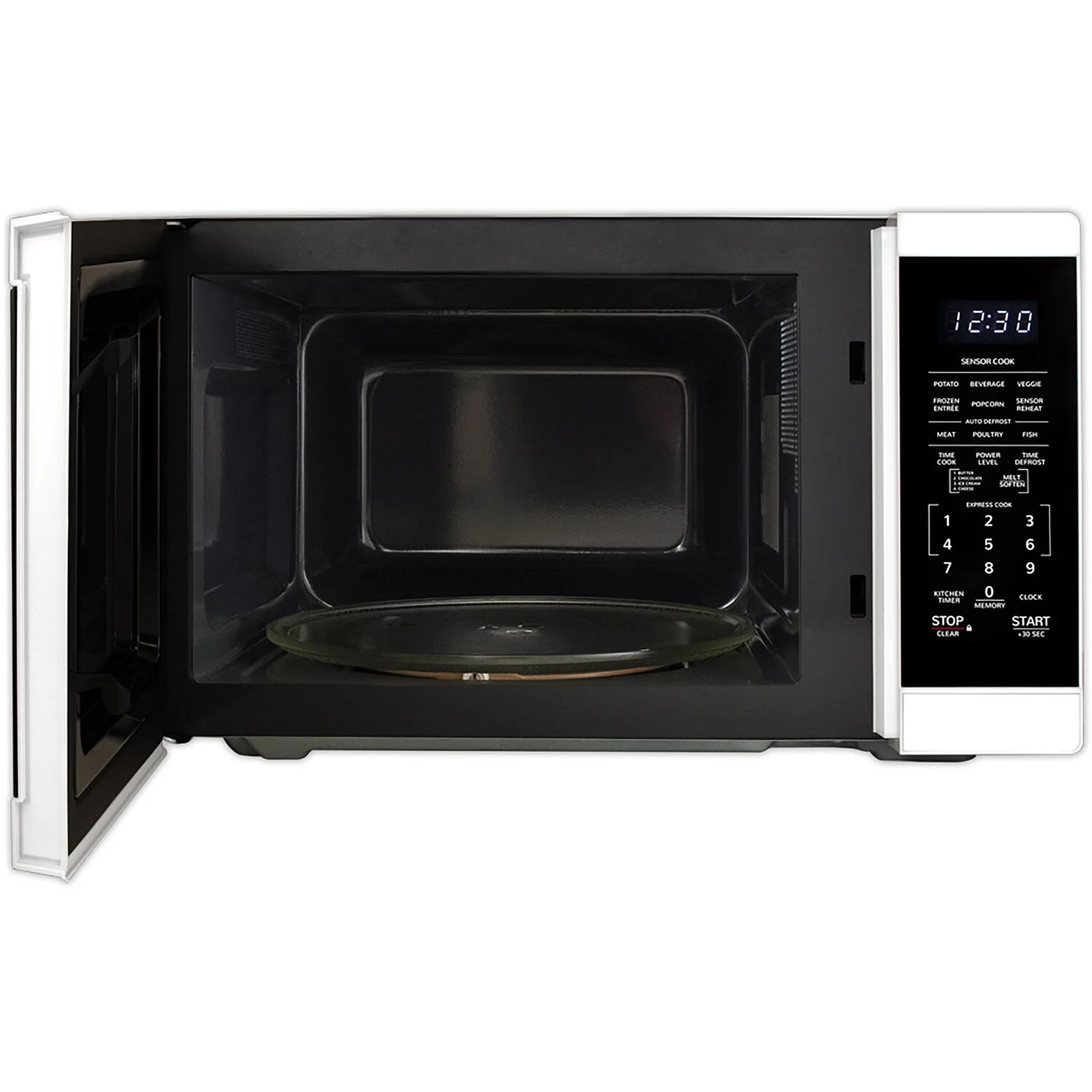 Sharp 1.4 - Cu. Ft. Countertop Microwave Oven in Black