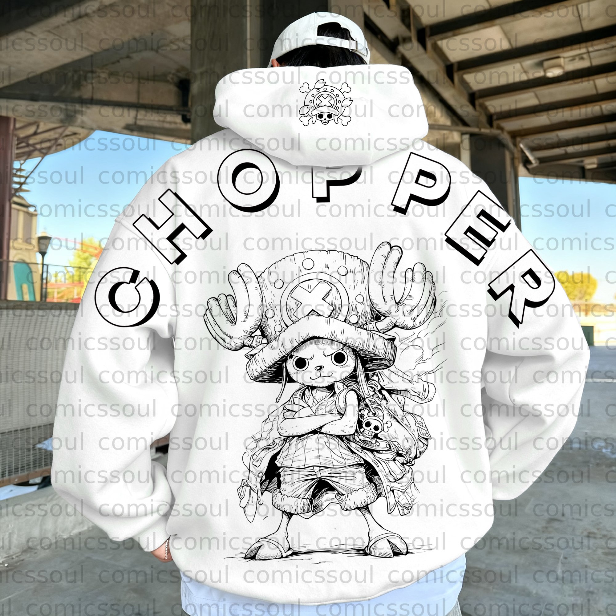 Unisex Anime Graphic Streetwear Wintage Plush Hoodie