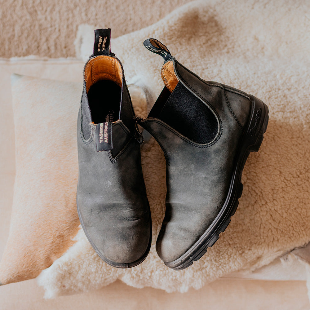 Blundstone - Bottines Classic Chelsea - Gris Anthracite