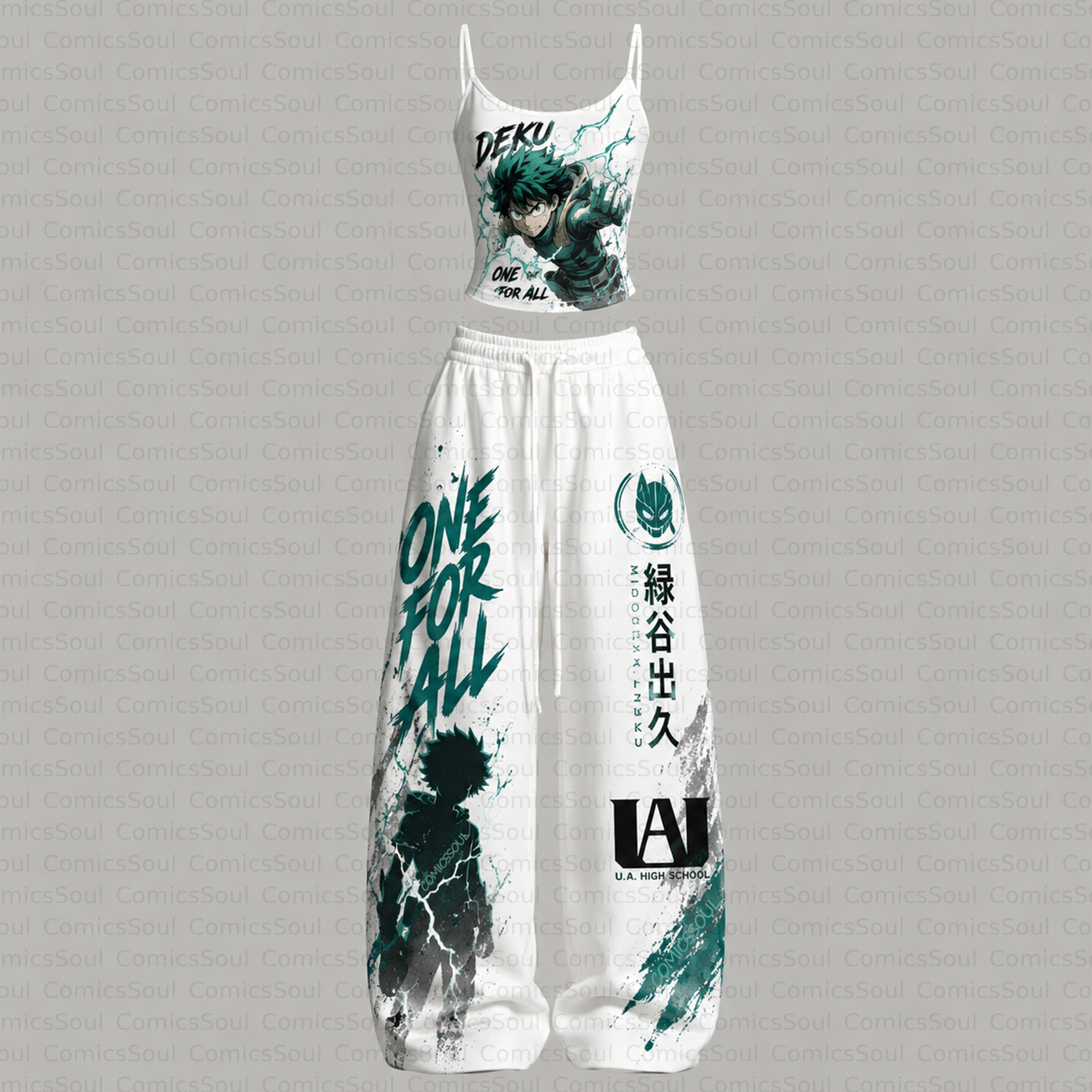 My Hero Academia Top & Elasticated Trousers Two-Piece Set