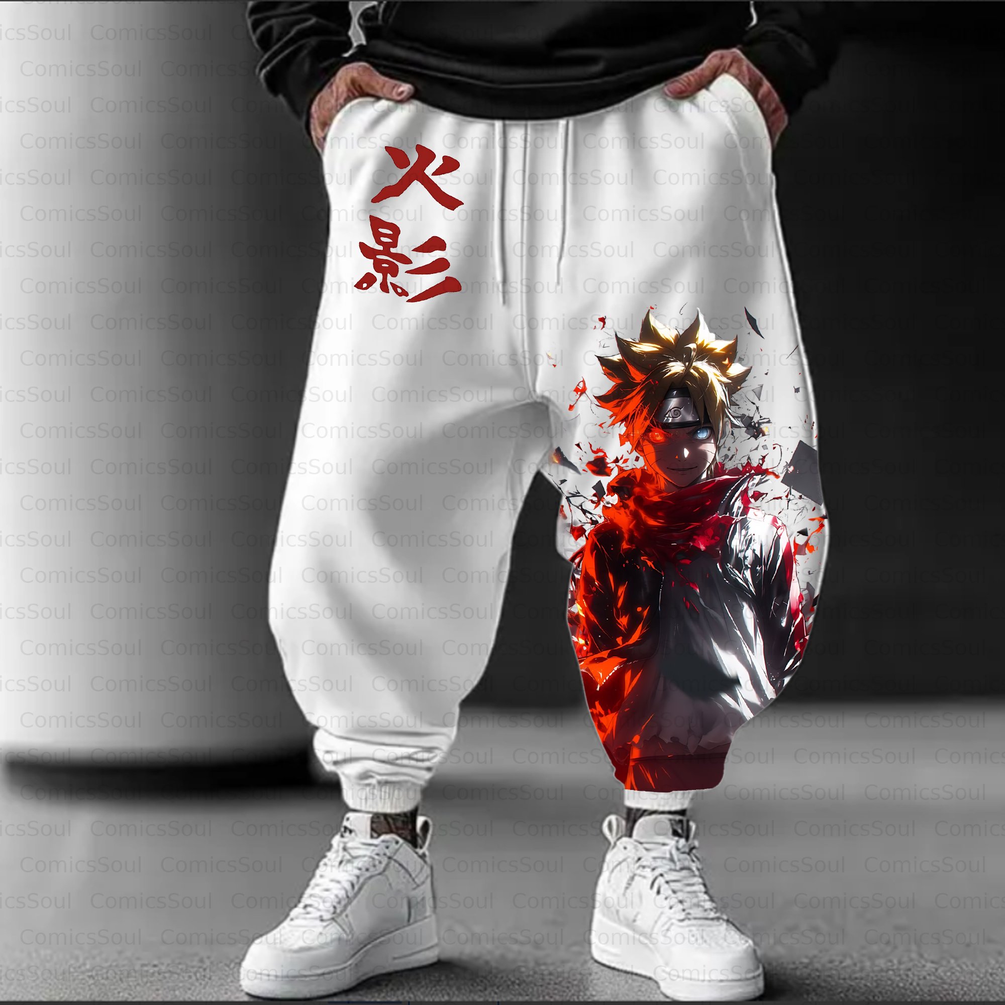 Unisex Casual Anime Streetwear Pant