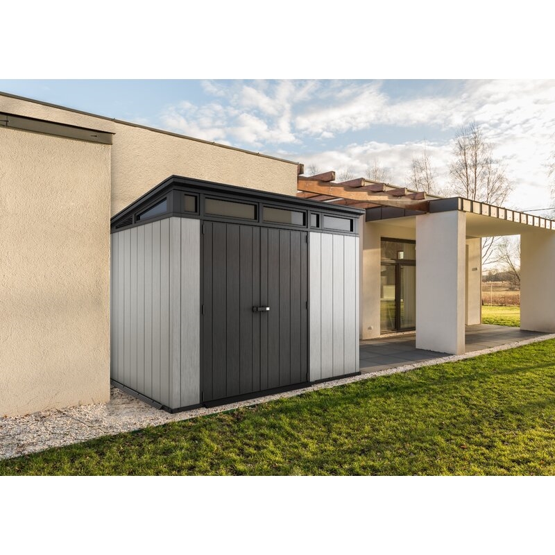 WAYFAIR Artisan 9 Ft. W X 7.5 Ft. D Plastic Storage Shed