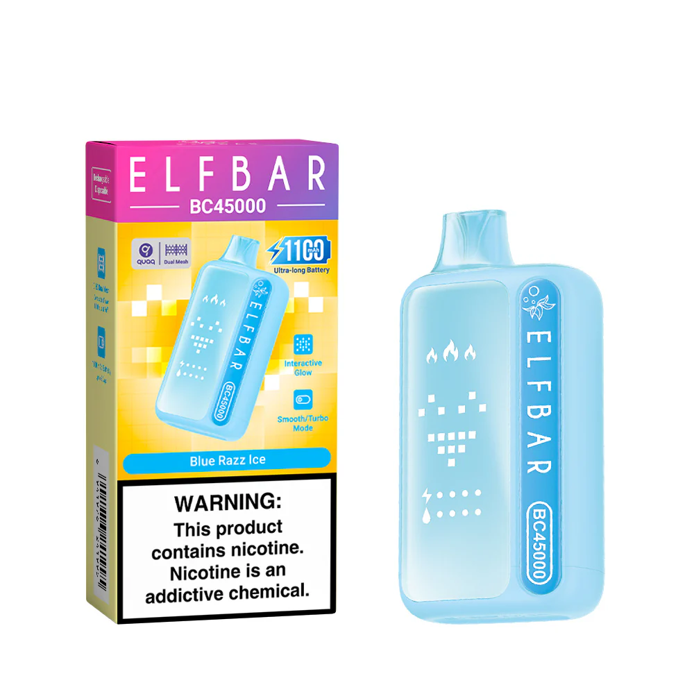 ELFBAR BC45000 ladattava kertakäyttöinen sähkötupakka (kaikki maut)