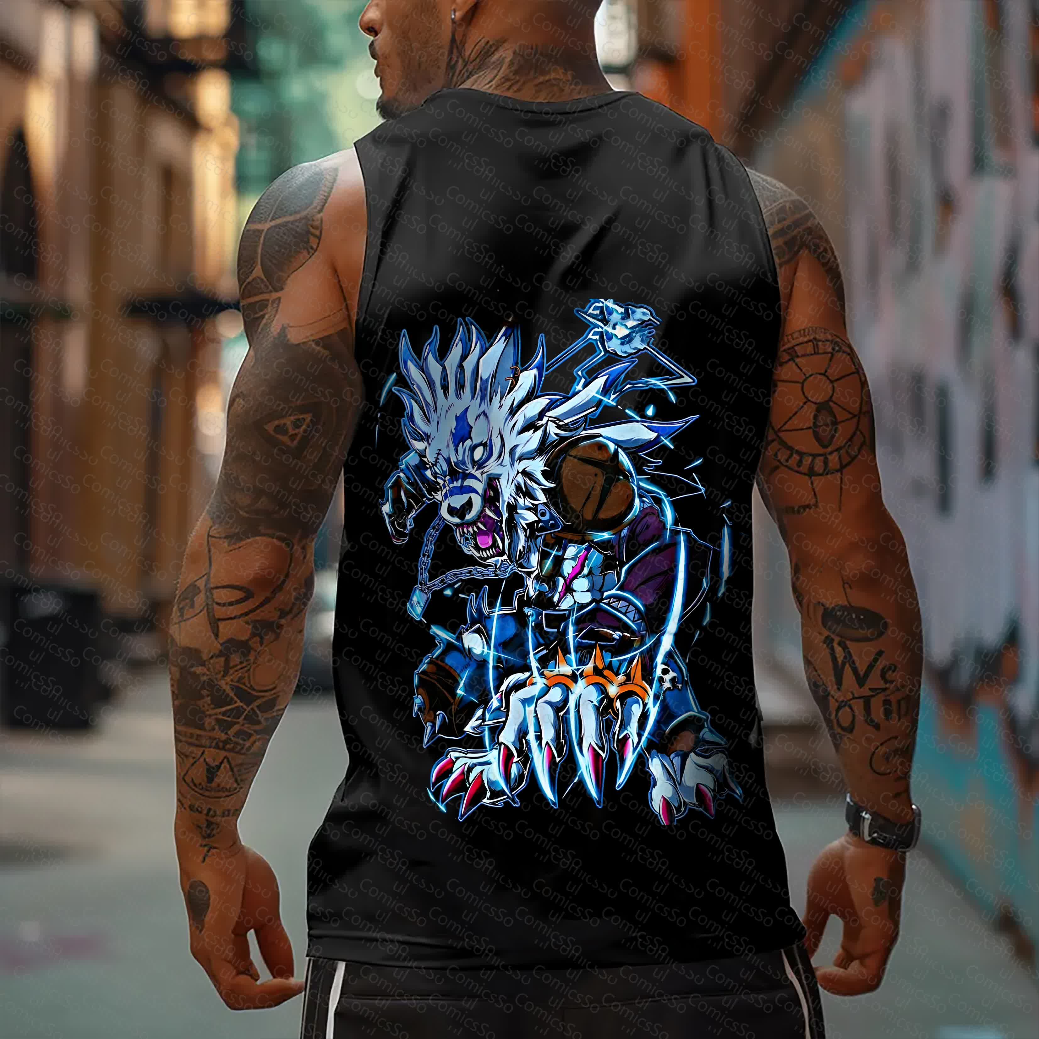 Unisex  “Comicssoul” Casual Anime  Tank Top