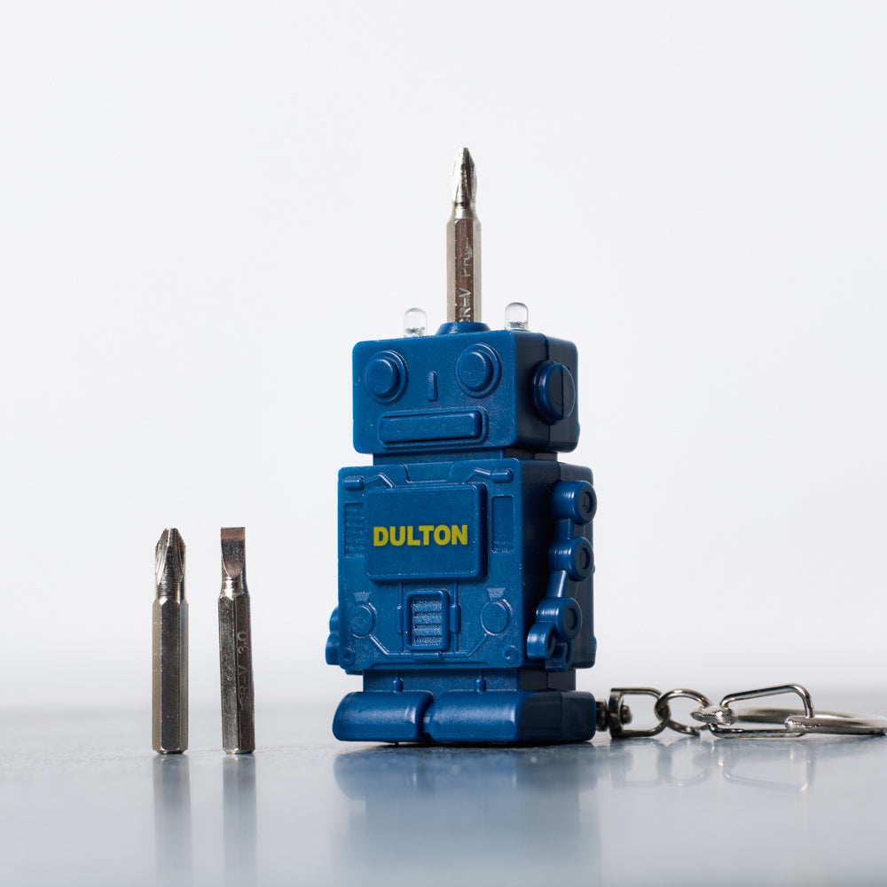 Porte clé robot outil - Bleu