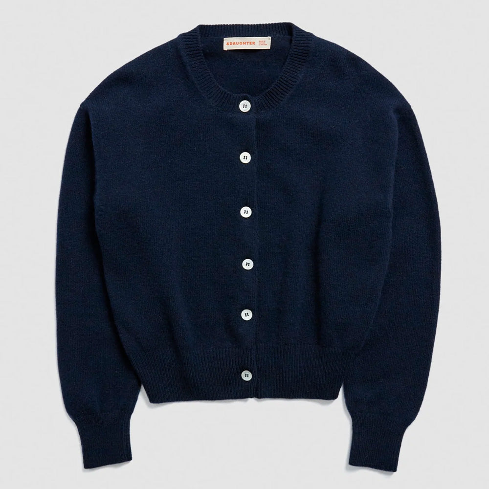 & Daughter - Cardigan Ada - Marine
